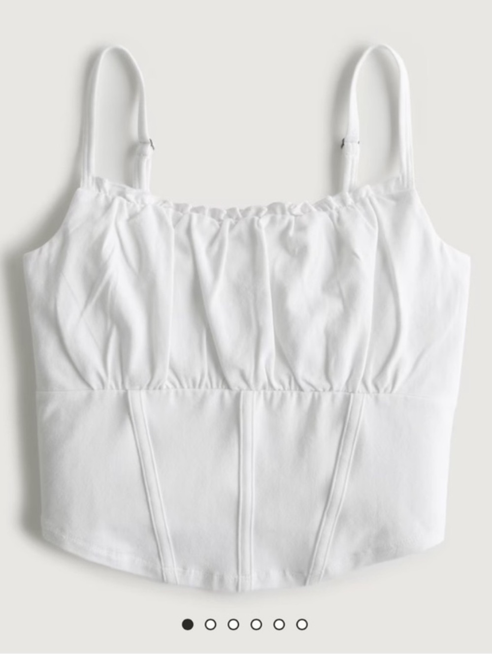 NEW Hollister Ruched Bust Corset Top